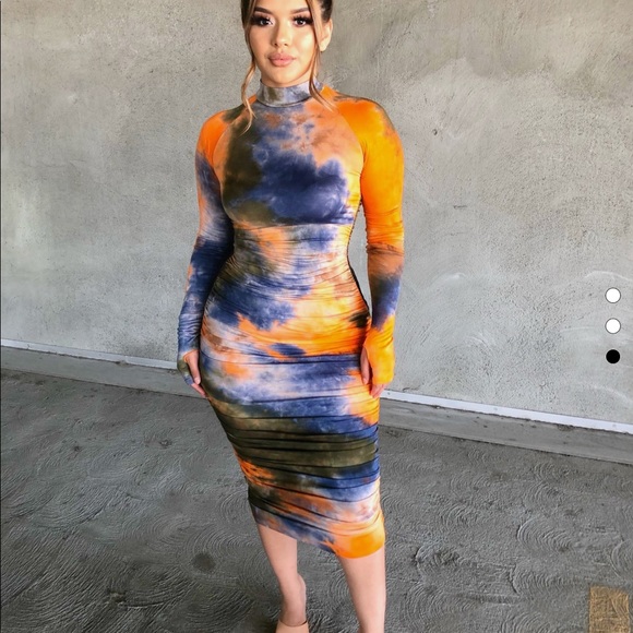 baddieville Dresses & Skirts - Brand new gorgeous tie dye maxi dress